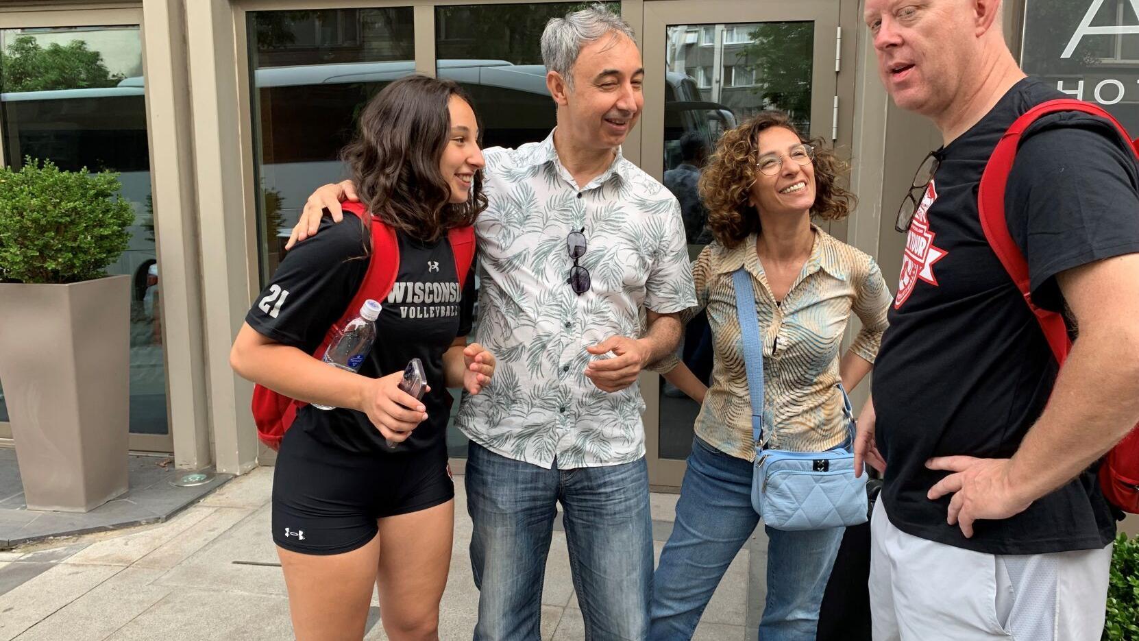 Wisconsin volleyball hopeful messy arrival in Turkey brings good luck